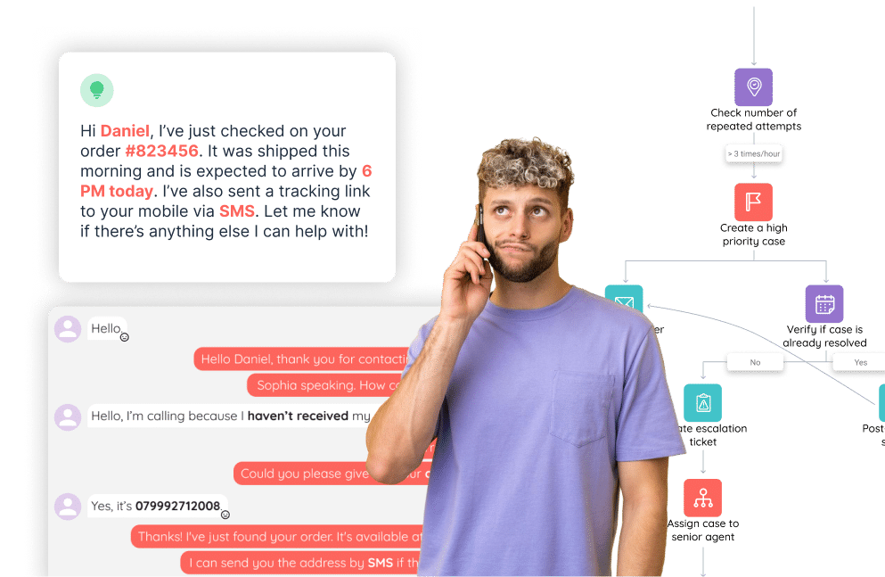 Optimiza tus operaciones de centro de contacto con IA