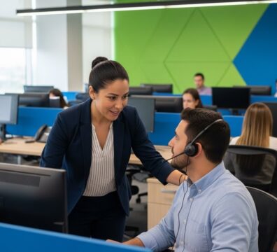 Mapa omnicanal: voz + WhatsApp + chat + email con contexto del cliente