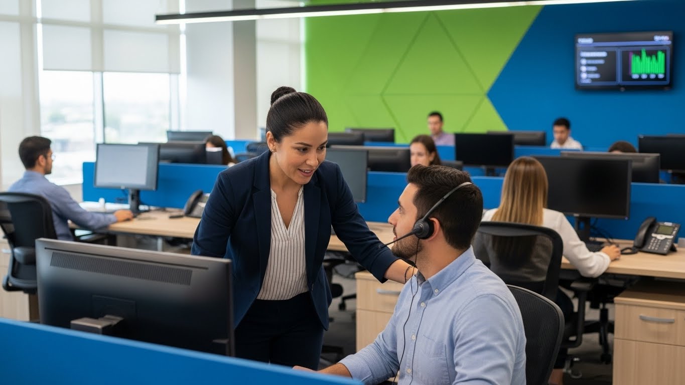 Mapa omnicanal: voz + WhatsApp + chat + email con contexto del cliente